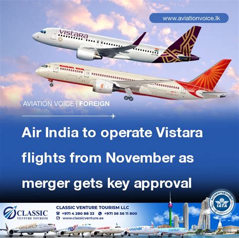 Air India to operate Vistara flights from November as merger gets .